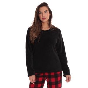 NWT Just Love Black Cozy Plush Pajama Sweater Size Small